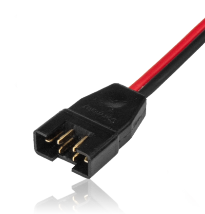 MPX male Plug with fly lead 30cm - Click Image to Close